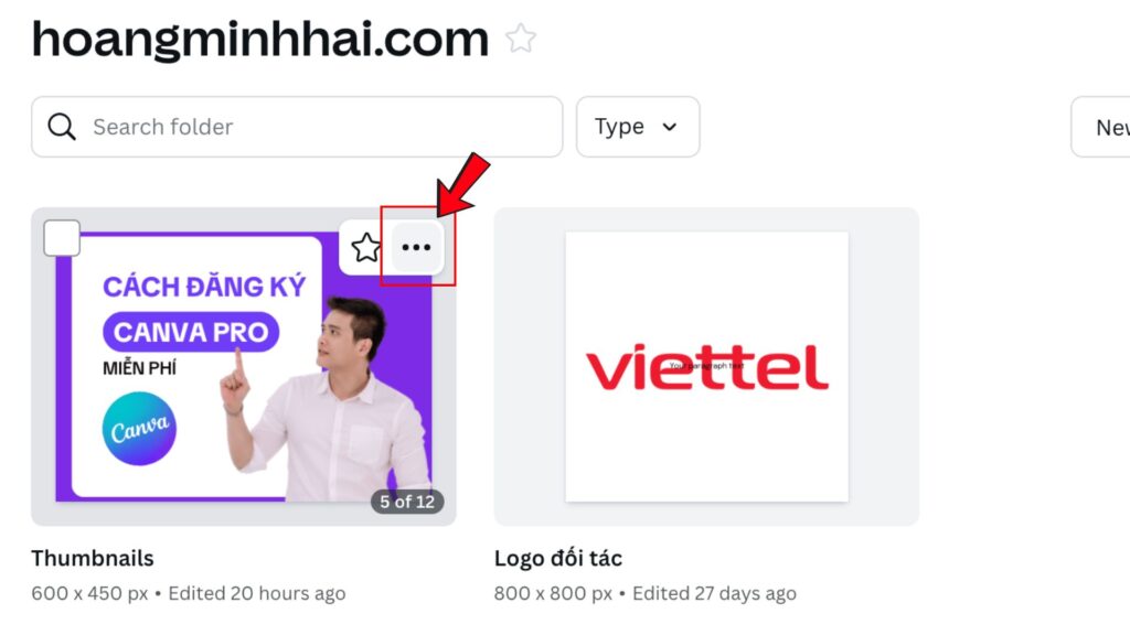 Cách Chuyển Thiết Kế Canva Sang Tài Khoản Khác Trong 1 Phút