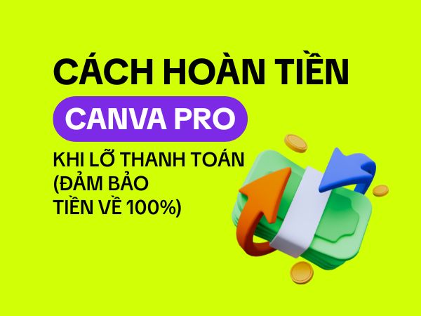 Cách Hoàn Tiền Canva Pro Khi Lỡ Thanh Toán