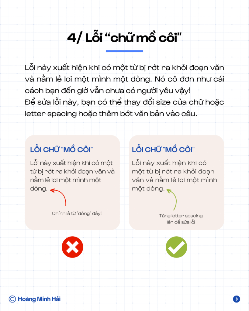7 lỗi typography cần tránh khi thiết kế