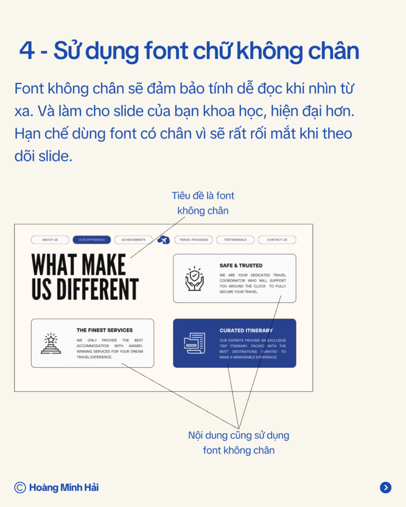 Check list: Những việc cần làm để slide đạt điểm 10